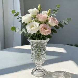 Light luxury glass vase